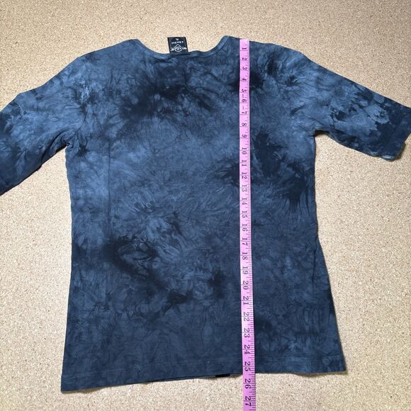 Sledge USA Shirt Womens XL Gray Tie Dye Embellished V Neck Ladies Top H1 - Picture 6 of 6